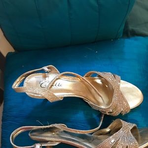 Gold sandals
